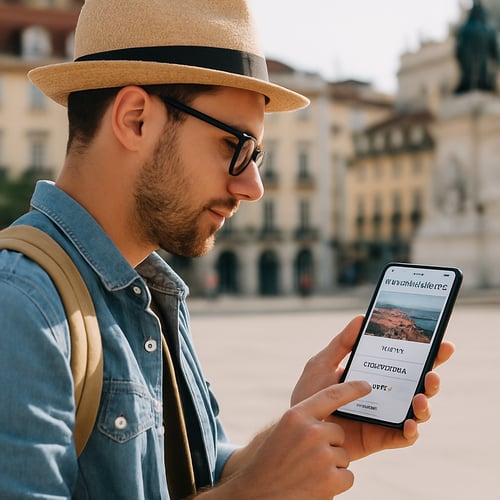 photographic quero uma imagem de um turista a consultar no telemvel o site portugaltour4 you-1 photographic quero uma imagem de um turista a consultar no telemvel o site portugaltour4 you-1